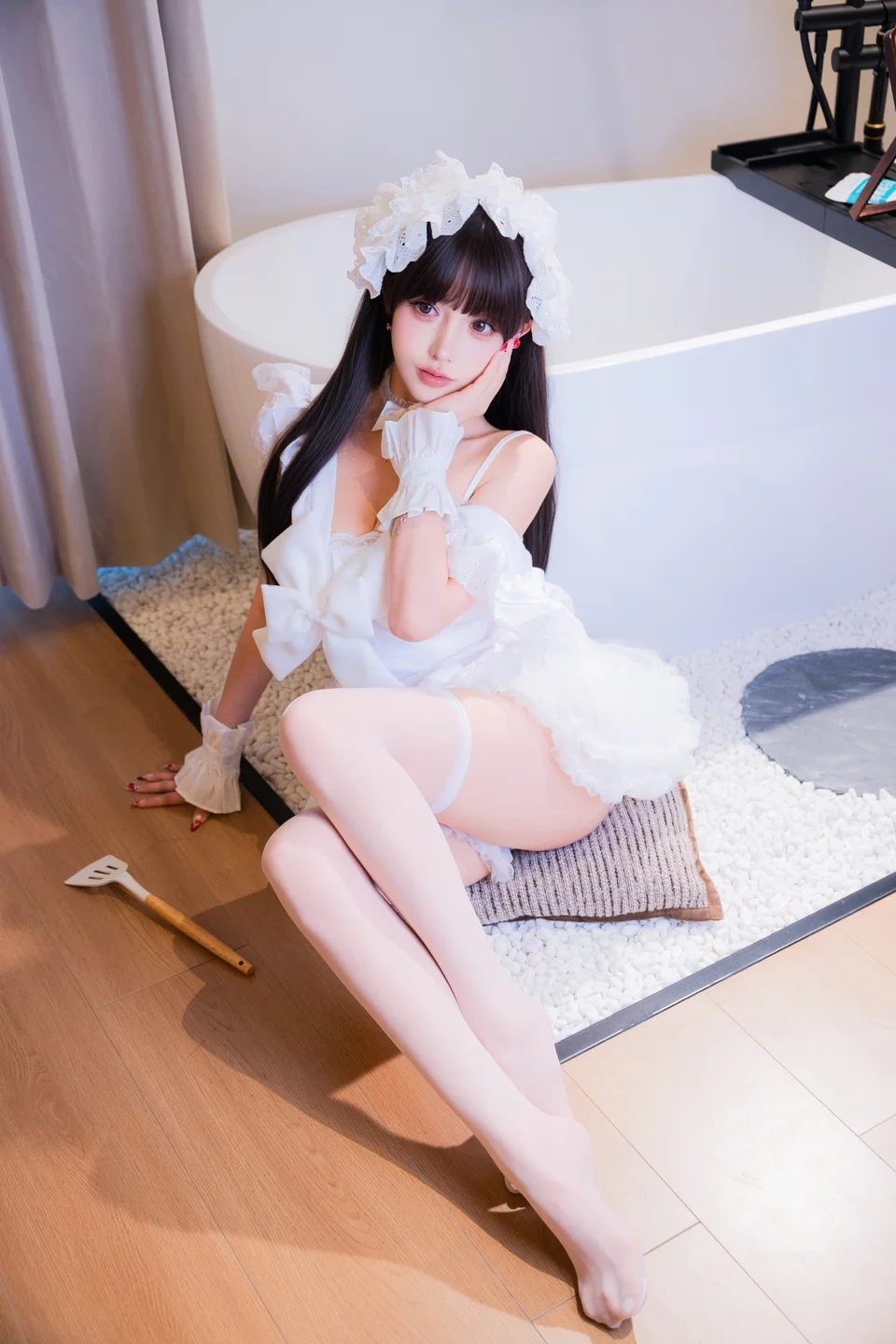 过期米线线喵 - No.174 厨娘女仆 [21P-228MB] tg@simisebaisi 【丝足阁】018.webp